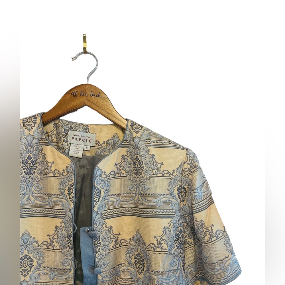 Adrianna Papell Short Sleeve Jacket - Picture 3 of 4